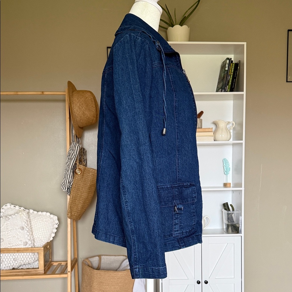 Women’s Blue Denim Jacket - Picture 3 of 5